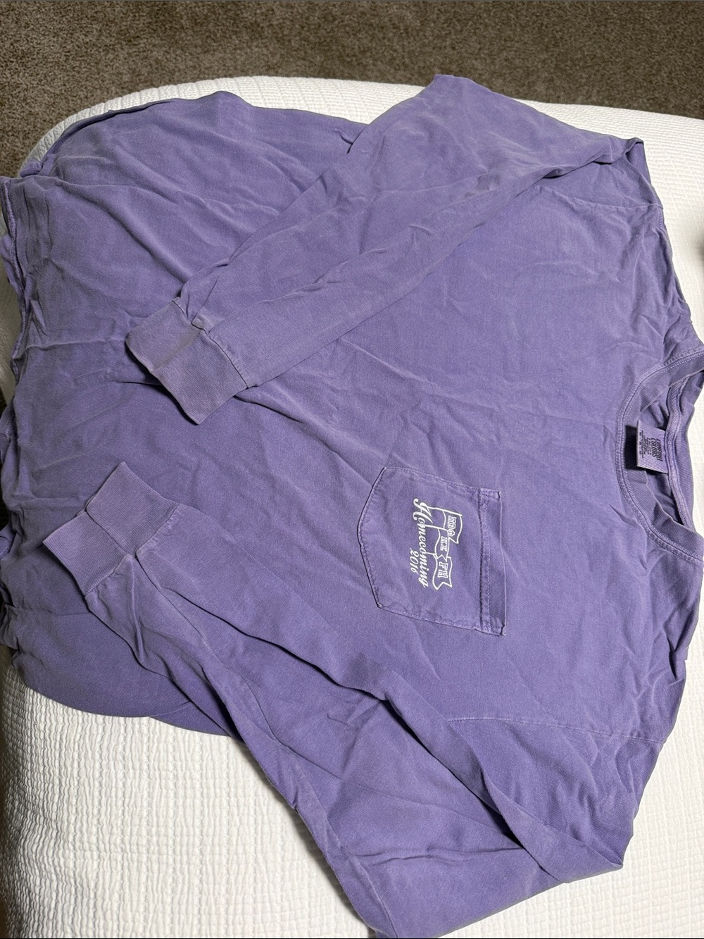 Comfort Colors Kansas State Long Sleeve Tee - Homecoming: Pi Phi Farmhouse Kappa